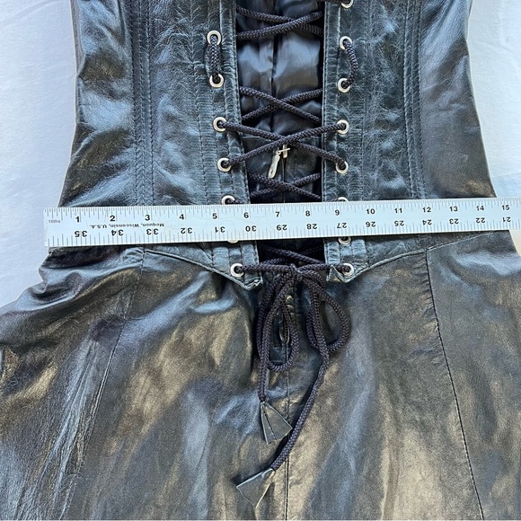 GENUINE LEATHER CORSET MAXI - Picture 4 of 13